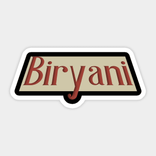 Biryani Sticker